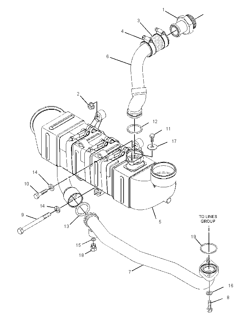 COOLER GP-CLEAN GAS INDUCTION 2869384 CAT
