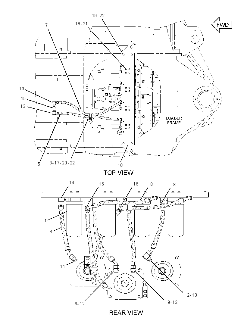 LINES GP-CASE DRAIN 2447315 CAT