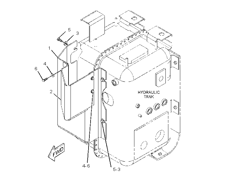 GUARD GP-HYDRAULIC TANK 2697833 CAT