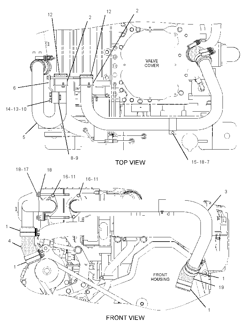 LINES GP-AUXILIARY SEA WATER 2423480 CAT