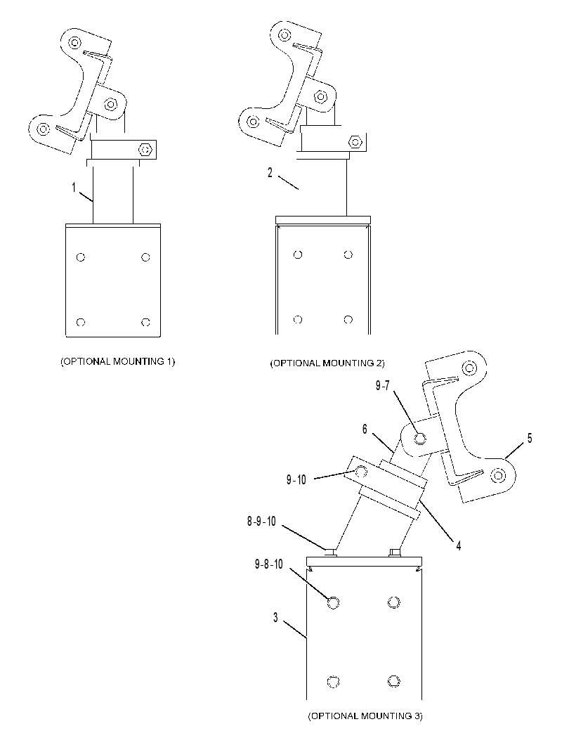 MOUNTING GP-MONITOR 1678730 CAT