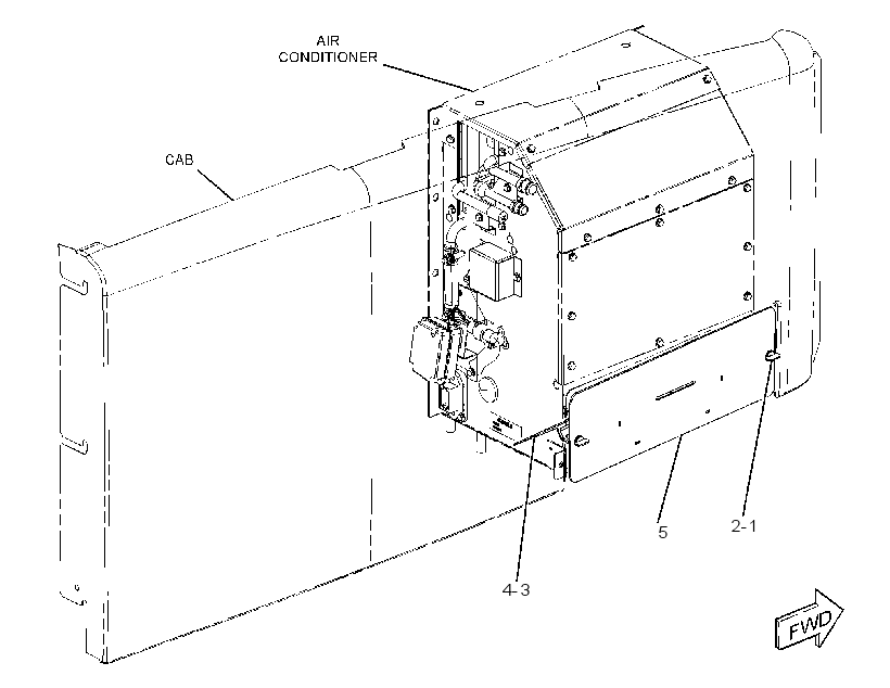 COVER GP-AIR CONDITIONER 2624741 CAT