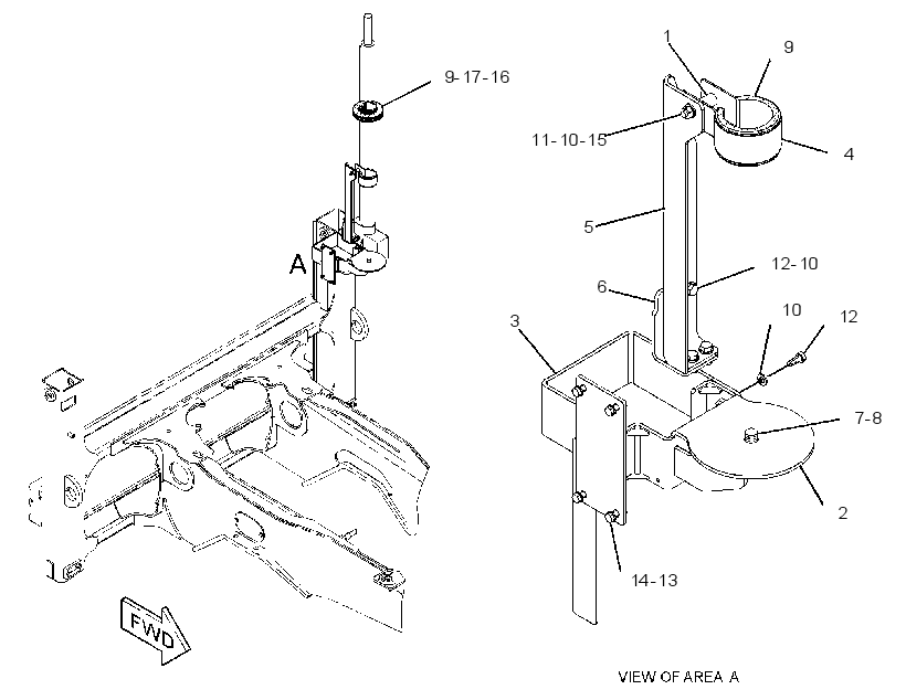 MOUNTING GP-MAST 2516700 CAT