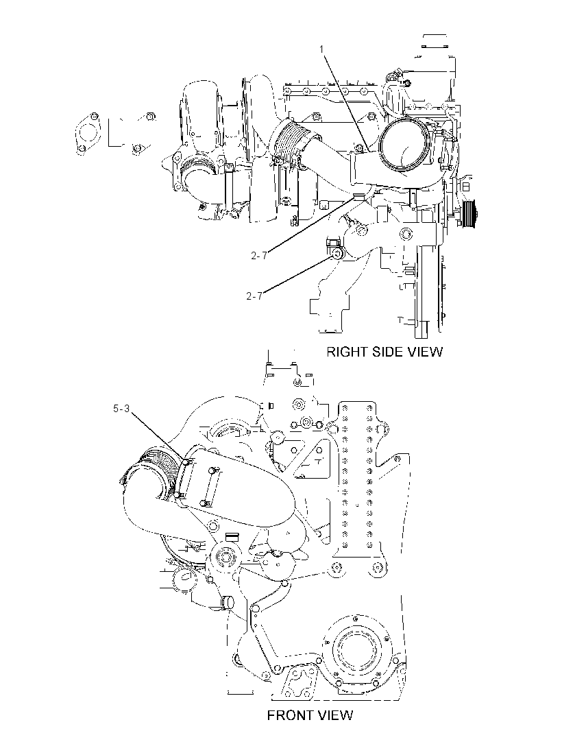 LINES GP-TURBOCHARGER 2731235 CAT