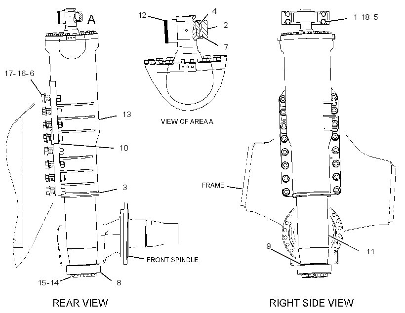 SUSPENSION & MTG GP-FRONT 2645809 CAT