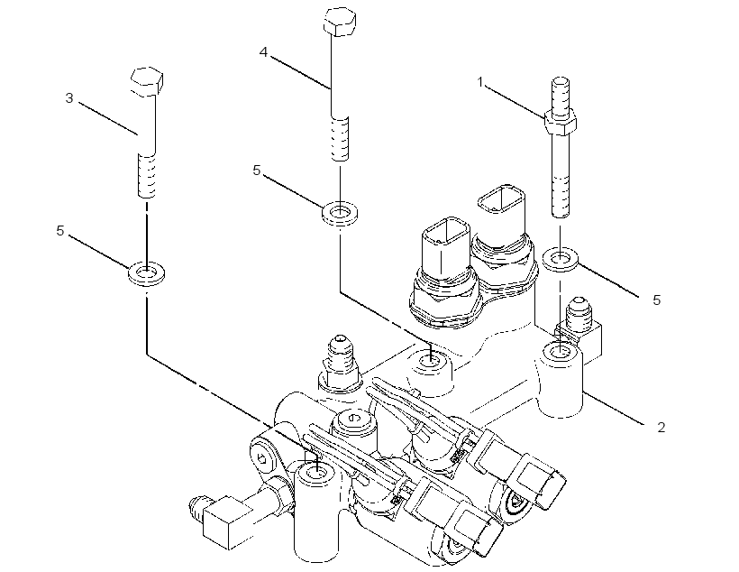 MANIFOLD & MTG GP-FUEL 2865549 CAT