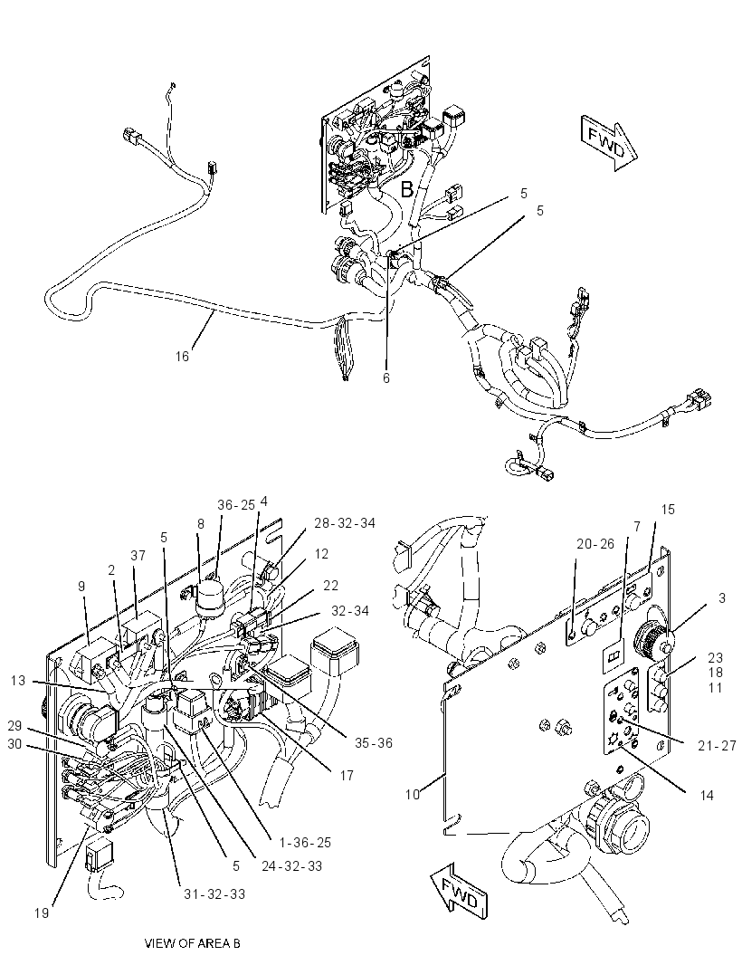 WIRING GP-RELAY PANEL 1896461 CAT