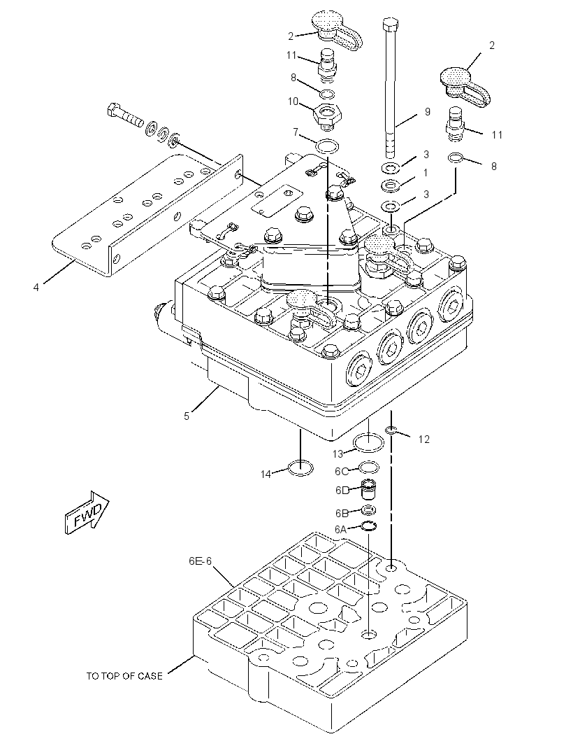 VALVE & MTG GP-STEER & BRAKE 2210867 CAT