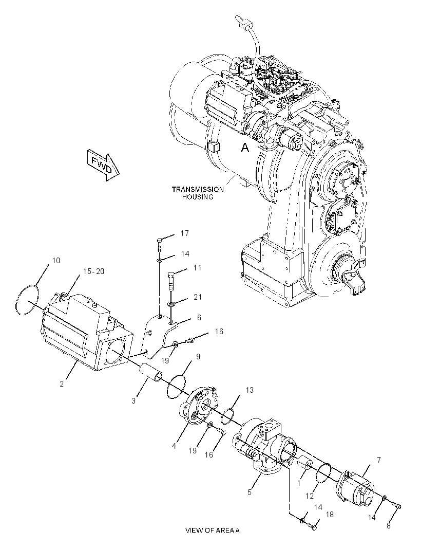 PUMP & MTG GP-STEERING & XMSN 2355331 CAT