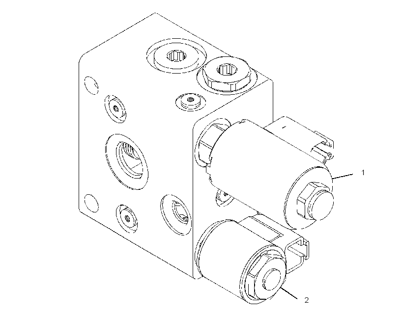 VALVE GP-PARKING BRAKE 3612239 CAT