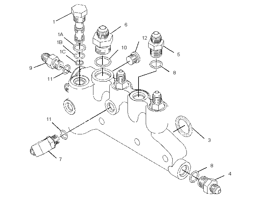 MANIFOLD GP-EXHAUST COMBUSTION 2903406 CAT