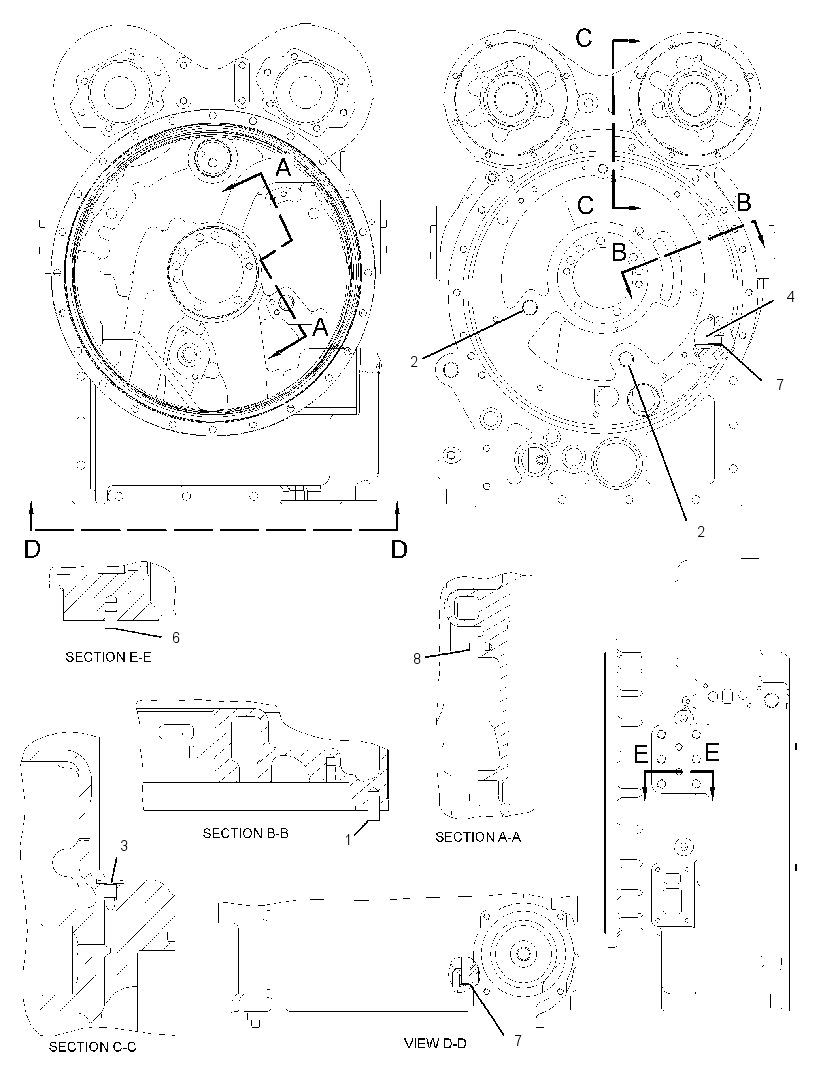 HOUSING GP-TORQUE CONVERTER 2333703 CAT