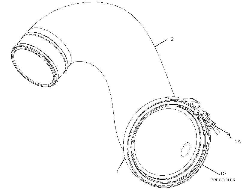 ELBOW GP-PRECOOLER 2860837 CAT