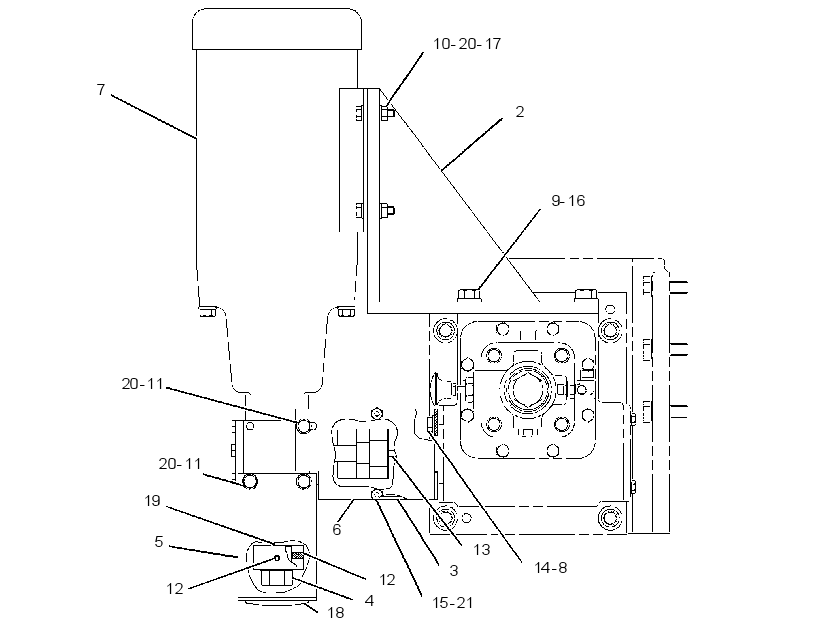 BARRING & MOUNTING GP 1886007 CAT