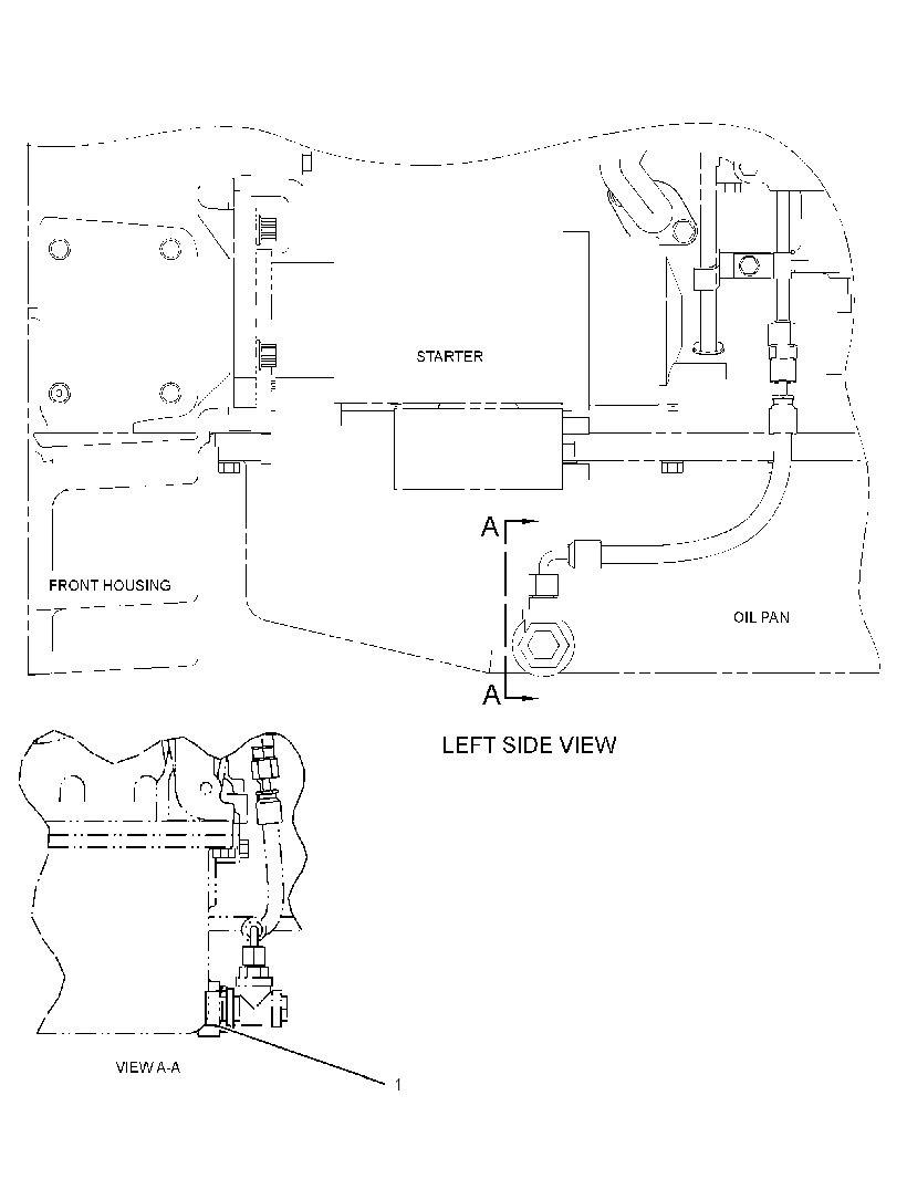 FITTING GP-OIL PAN 2841486 CAT
