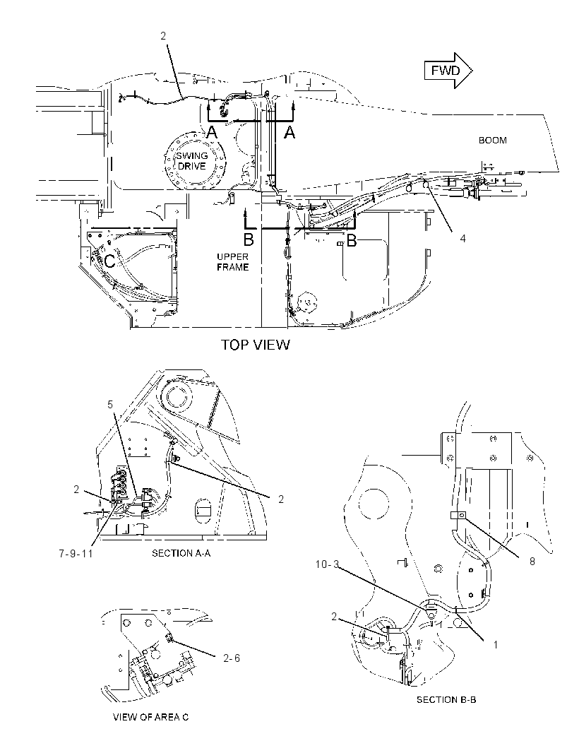 WIRING GP-AUXILIARY CONTROL 2832849 CAT