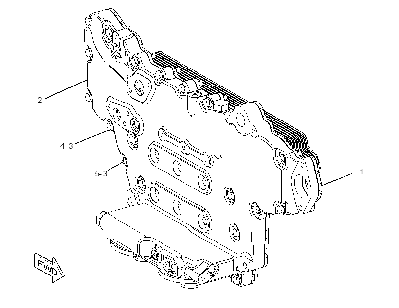 BASE GP-OIL COOLER & FILTER 2725991 CAT