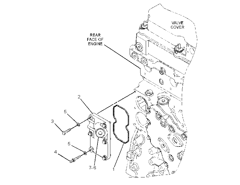 COVER GP-WATER OUTLET 2839455 CAT