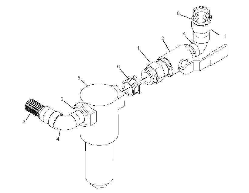 LINES GP-WATER FILTER 1643251 CAT