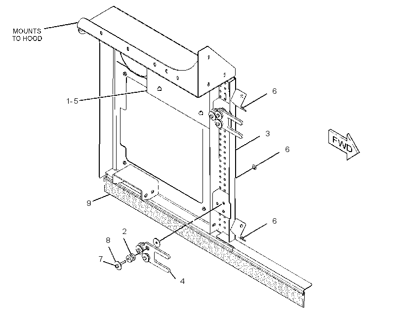 HOOD GP-REAR 2884234 CAT