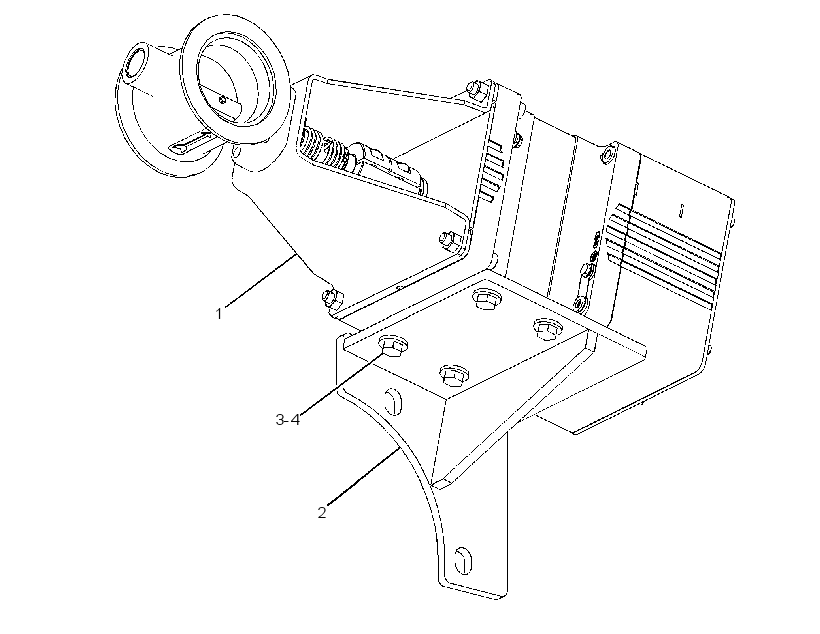 ACTUATOR & MTG GP-BYPASS 2246200 CAT