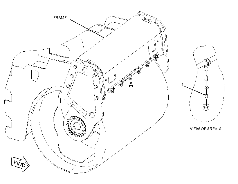 NOZZLE GP-WATER 2861032 CAT