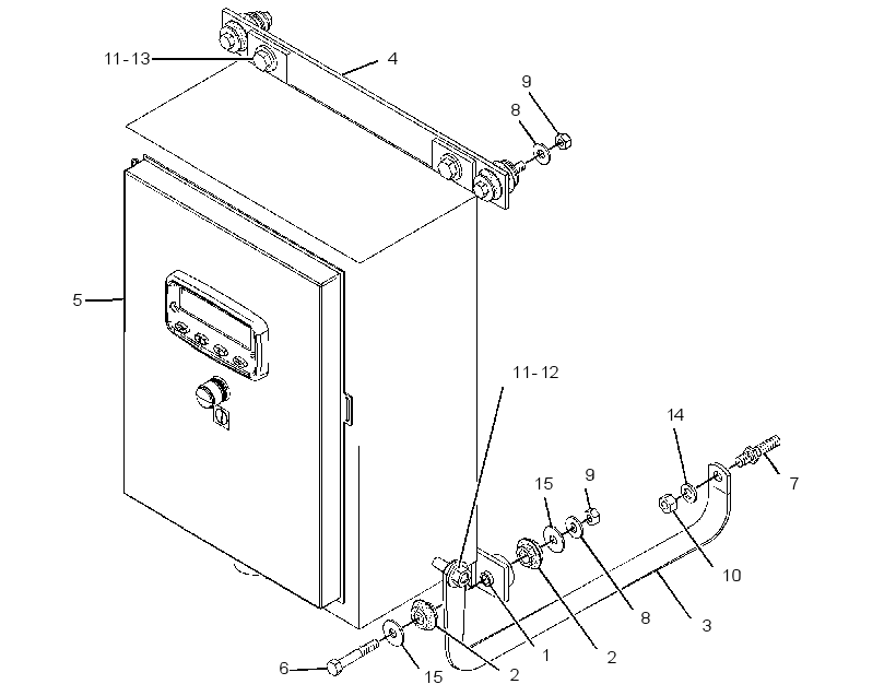 MOUNTING GP-INSTRUMENT 2890566 CAT