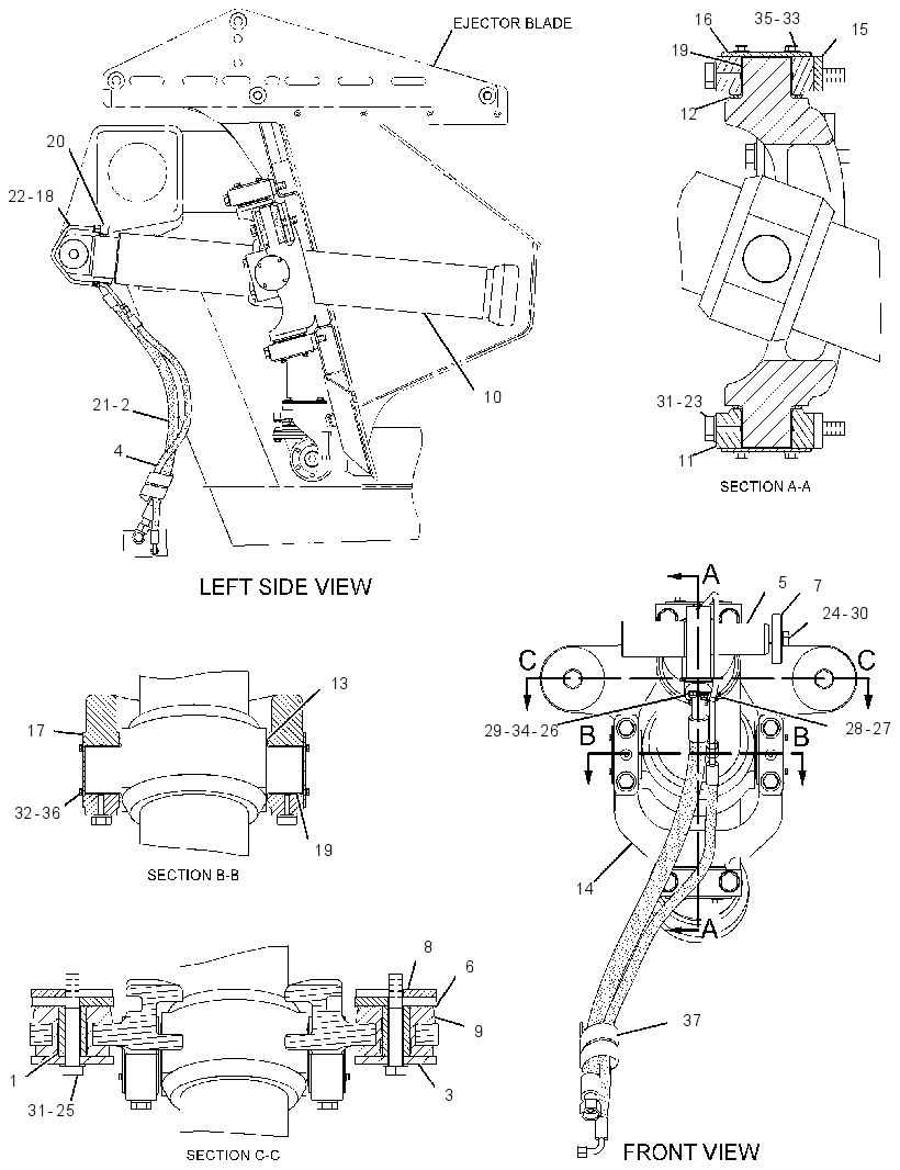 CYLINDER & MTG GP-EJECTOR 2517399 CAT