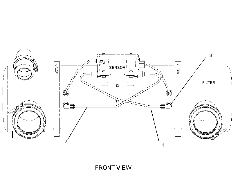 LINES GP-EXHAUST SENSOR 2815672 CAT