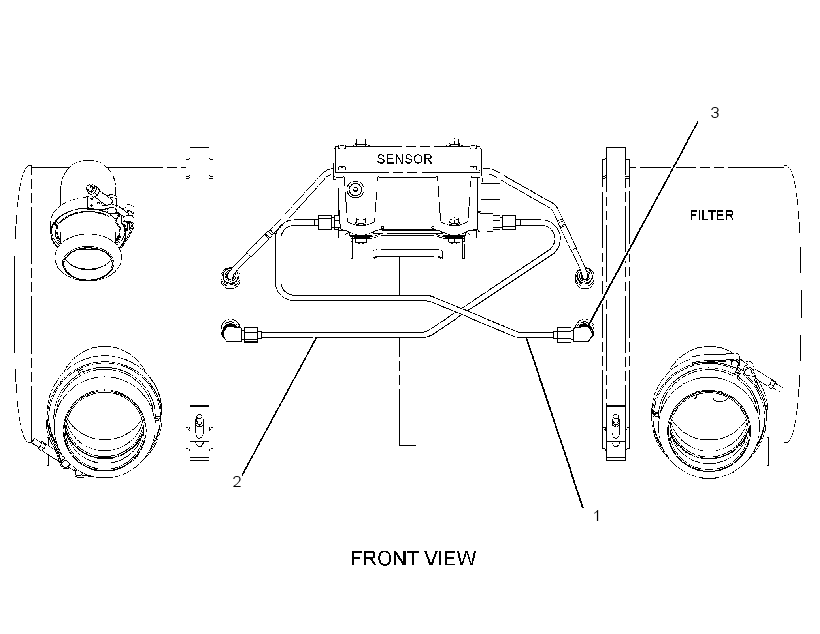 LINES GP-EXHAUST SENSOR 2815713 CAT