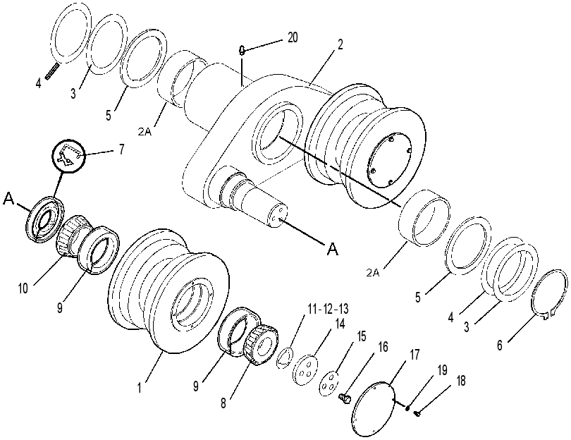 BOGIE GP 1152294 CAT