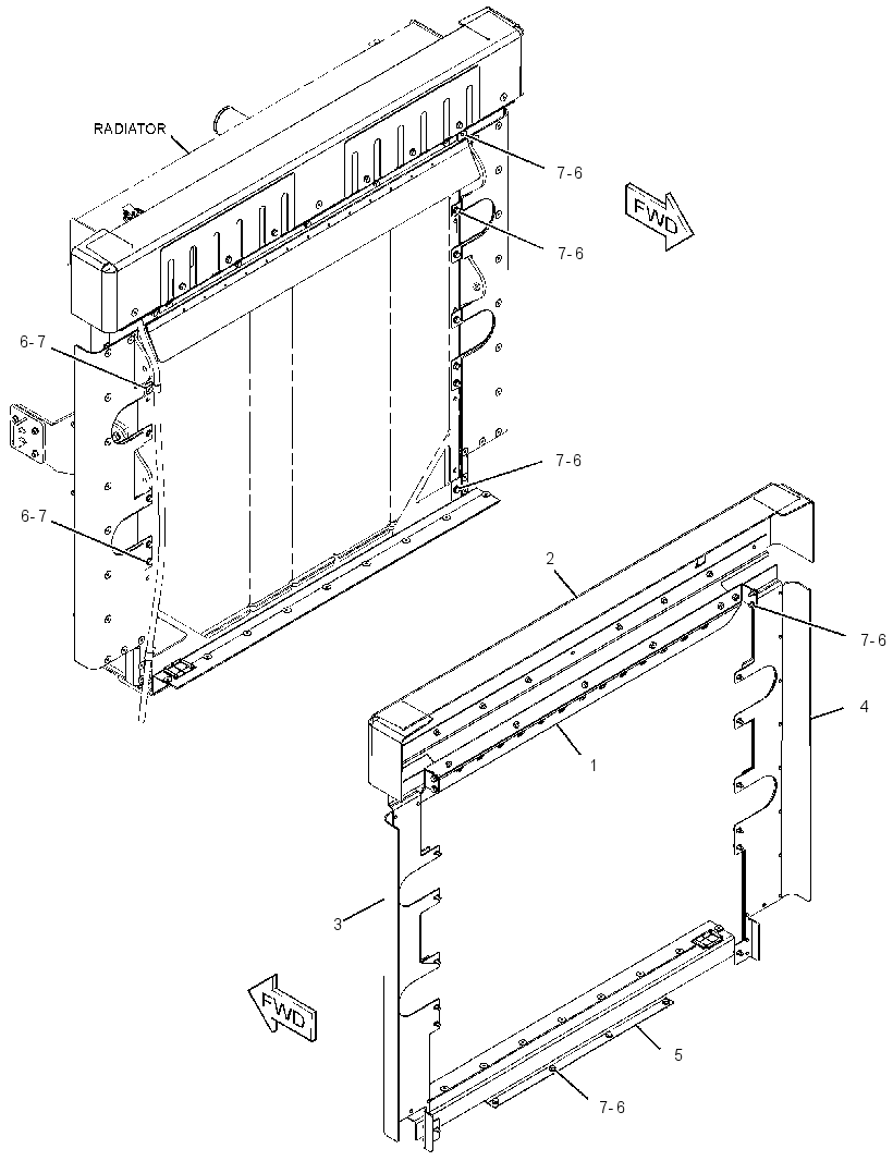 BAFFLE GP-RADIATOR 2684243 CAT