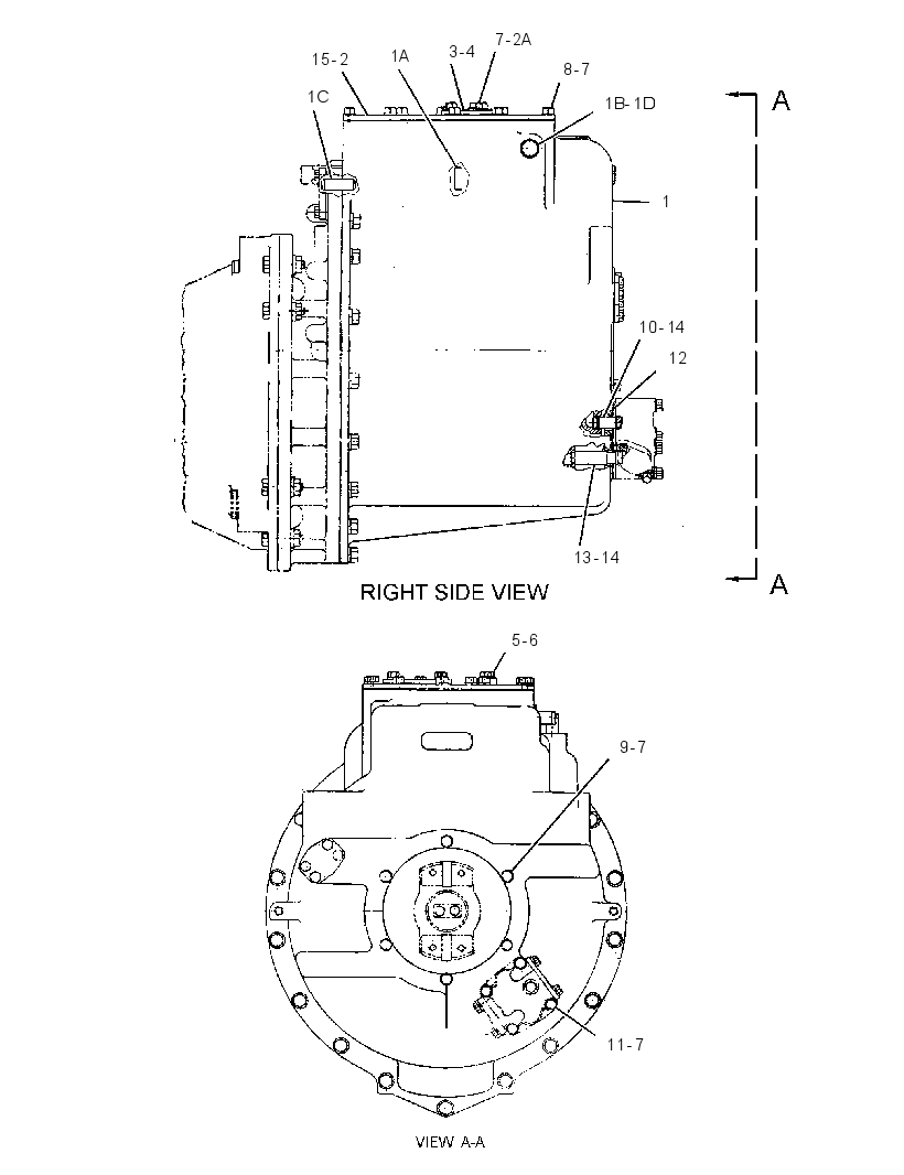 Корпус с деталями планетарной передачи 3S6846 CAT