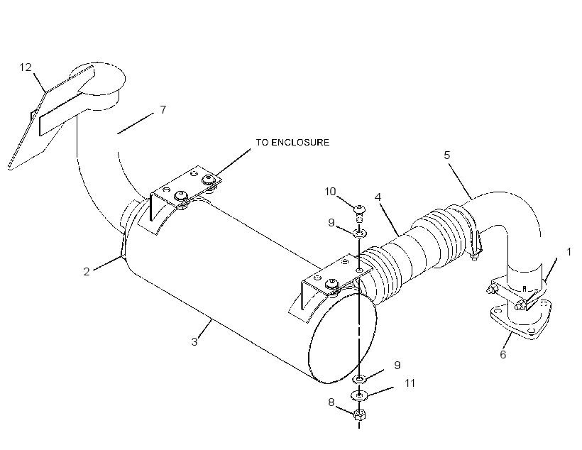 SILENCER GP-INLET 2665738 CAT