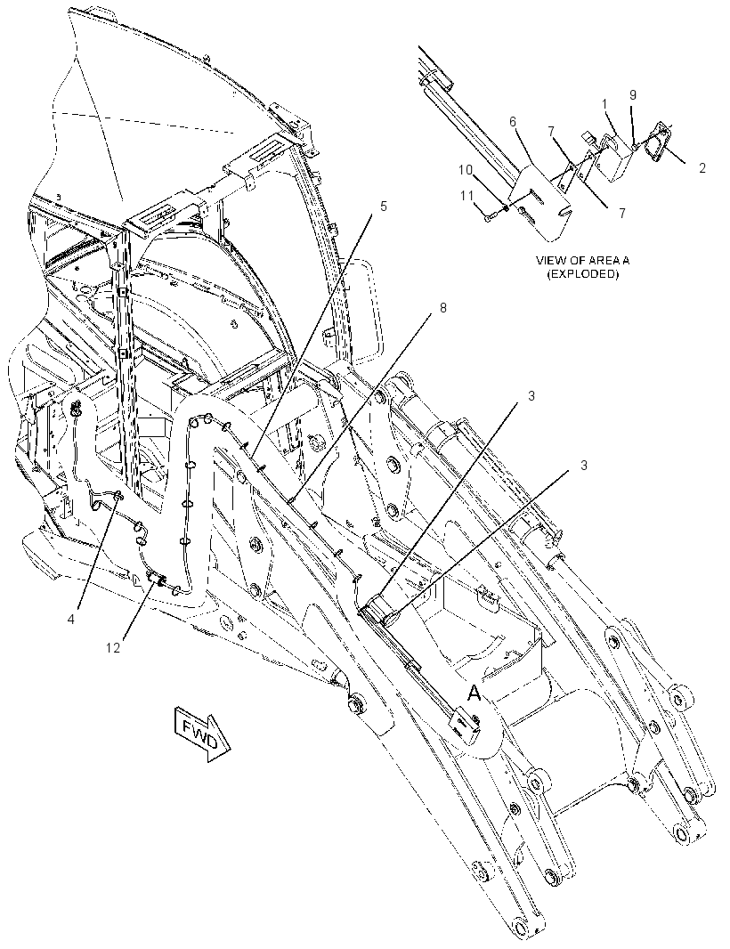 WIRING GP-KICKOUT & POSITIONER 2257993 CAT