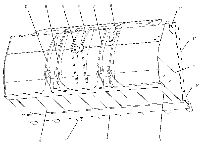 BUCKET AS-PENETRATION 1468083 CAT