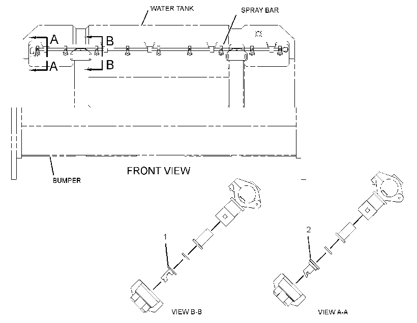 NOZZLE GP-WATER 2763408 CAT