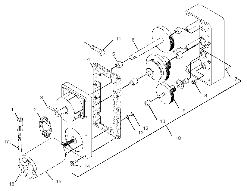 MOTOR GP-POWER ADJUSTER 2772008 CAT