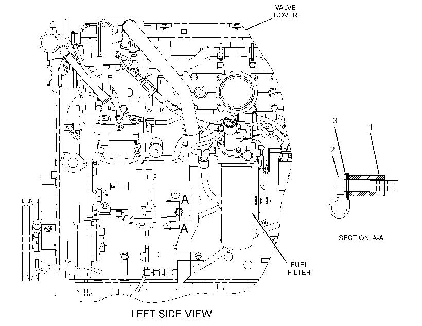 FASTENER GP-FUEL LINES 2766149 CAT