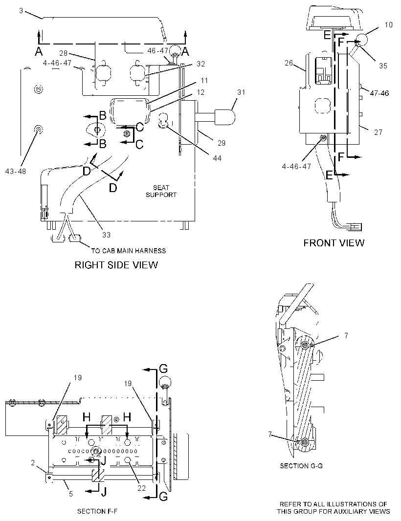SUPPORT GP-HYDRAULIC CONTROL 2273195 CAT
