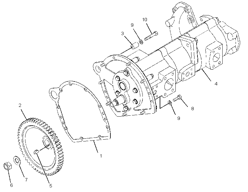 PUMP & DRIVE GP-GEAR 2598336 CAT