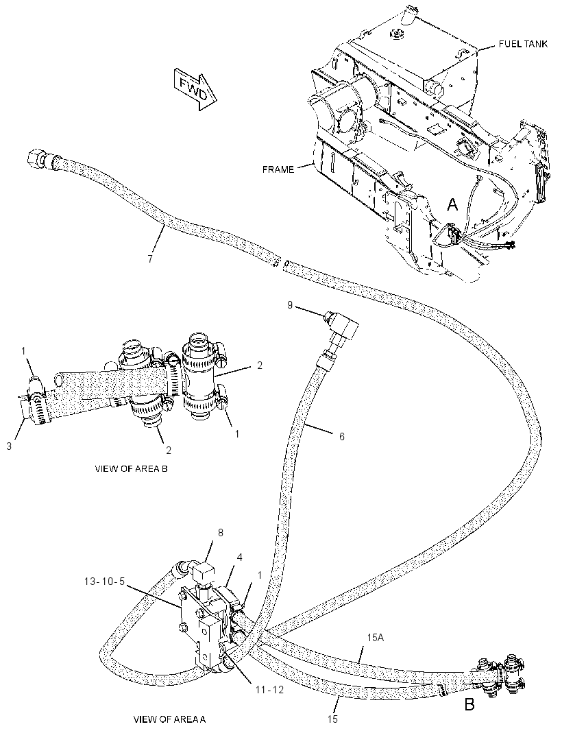 HEATER GP-FUEL 2280284 CAT