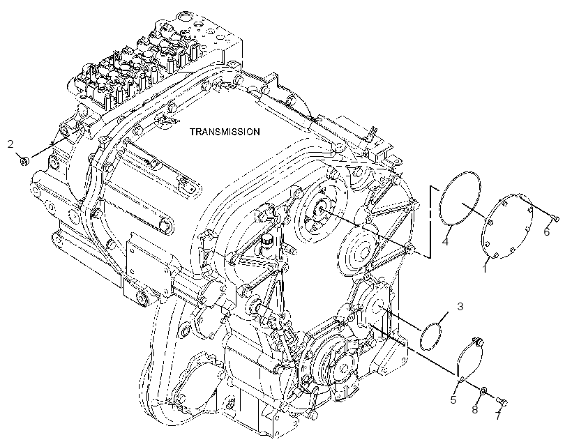 COVER GP-TRANSMISSION 2655742 CAT