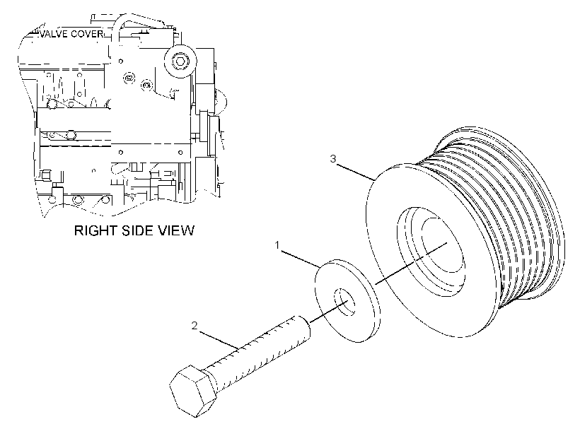 PULLEY GP-ALTERNATOR 2761373 CAT