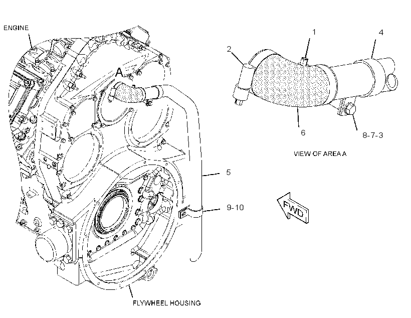 Система отвода газов 2280002 CAT