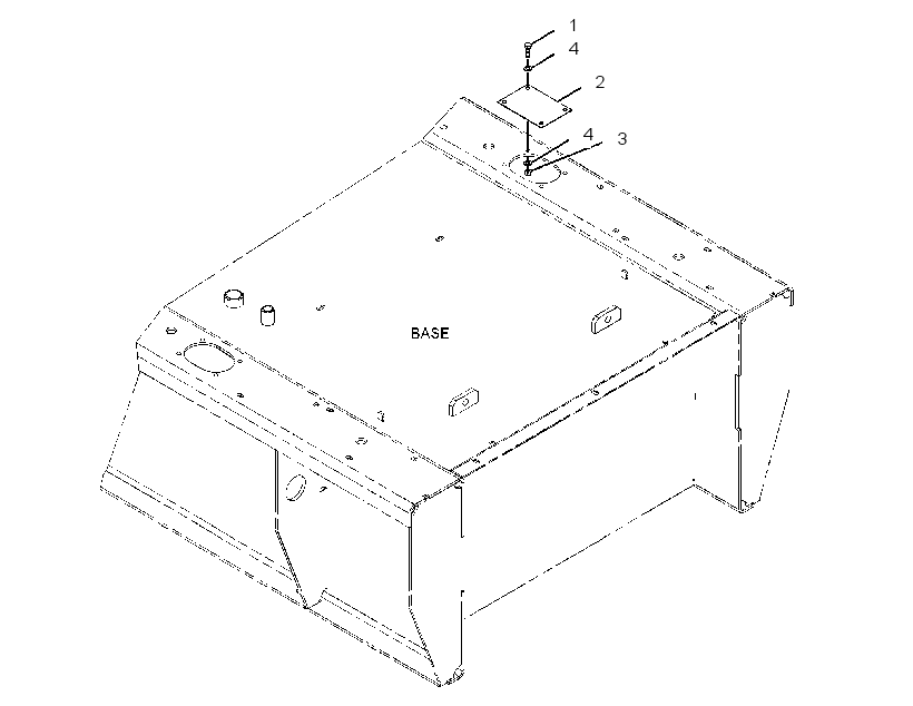 PLATE GP-COVER 2748439 CAT