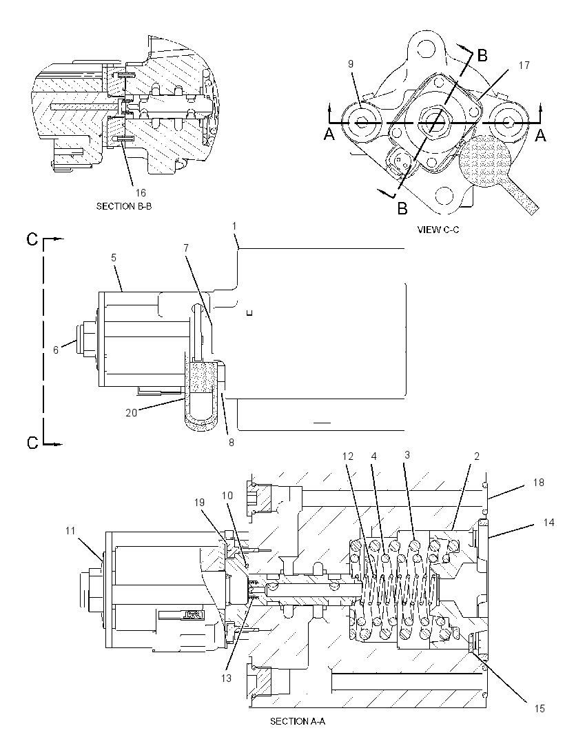 ACTUATOR GP-PILOT CONTROL 2176719 CAT