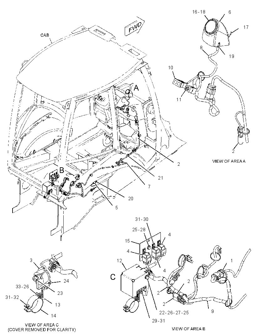 WIRING GP-STEERING 2114266 CAT