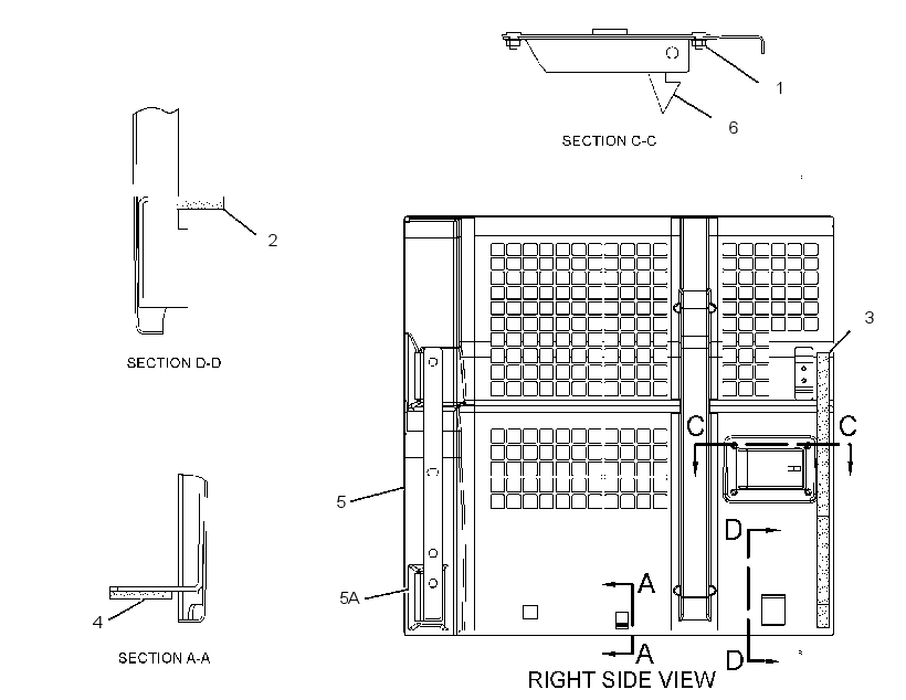DOOR GP-HOOD 2622512 CAT