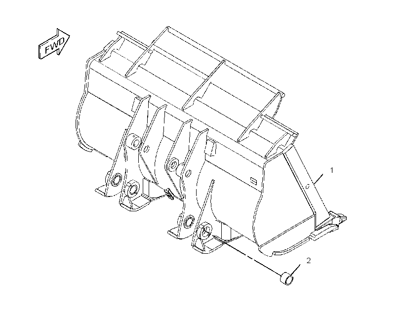 BUCKET GP-SLAG 2117526 CAT